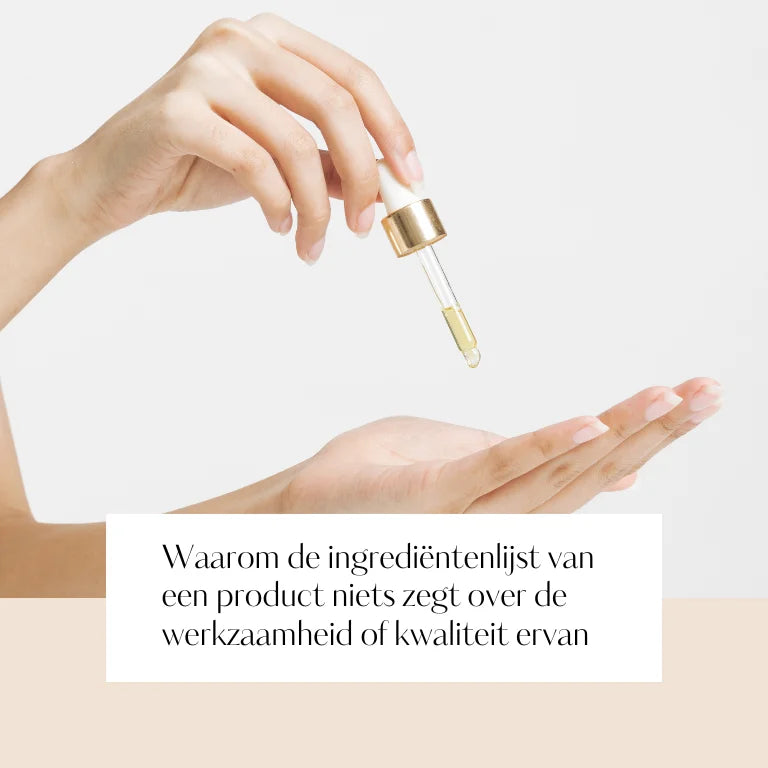 Waarom zegt de ingrediëntenlijst niets over de kwaliteit van een product?